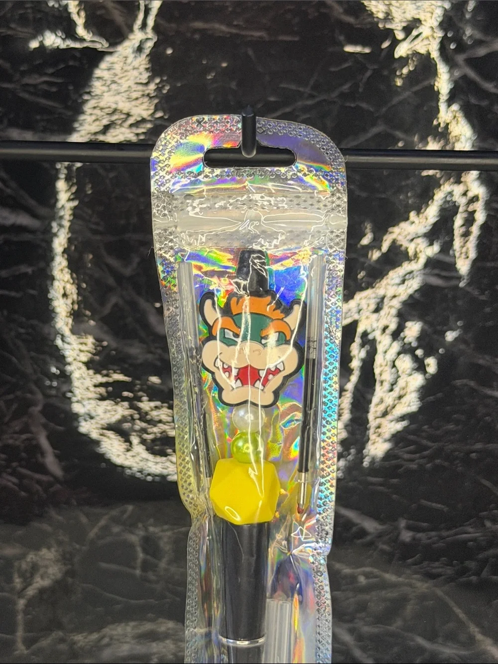 Bowser Focal Bead Pen Black and Blue Ink